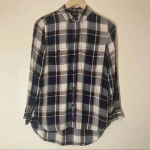 Madewell classic plaid  checkered shirt